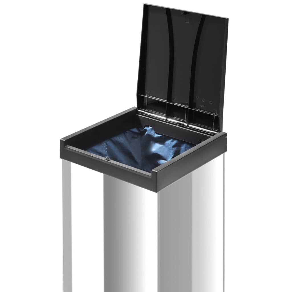 

Hailo Afvalbak Big-Box Touch maat XL 52 L roestvrij staal 0860-101