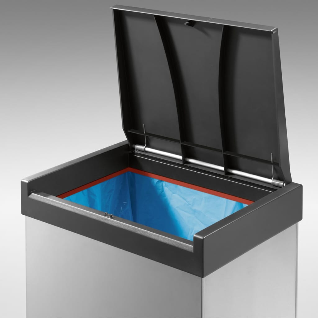 

Hailo Afvalbak Big-Box Touch maat XL 52 L zilver 0860-601