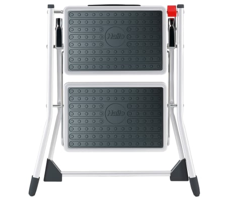 150 kg Capacity Hailo 4310-151 Mini small and compact folding steps 2 large steps with non-slip mats