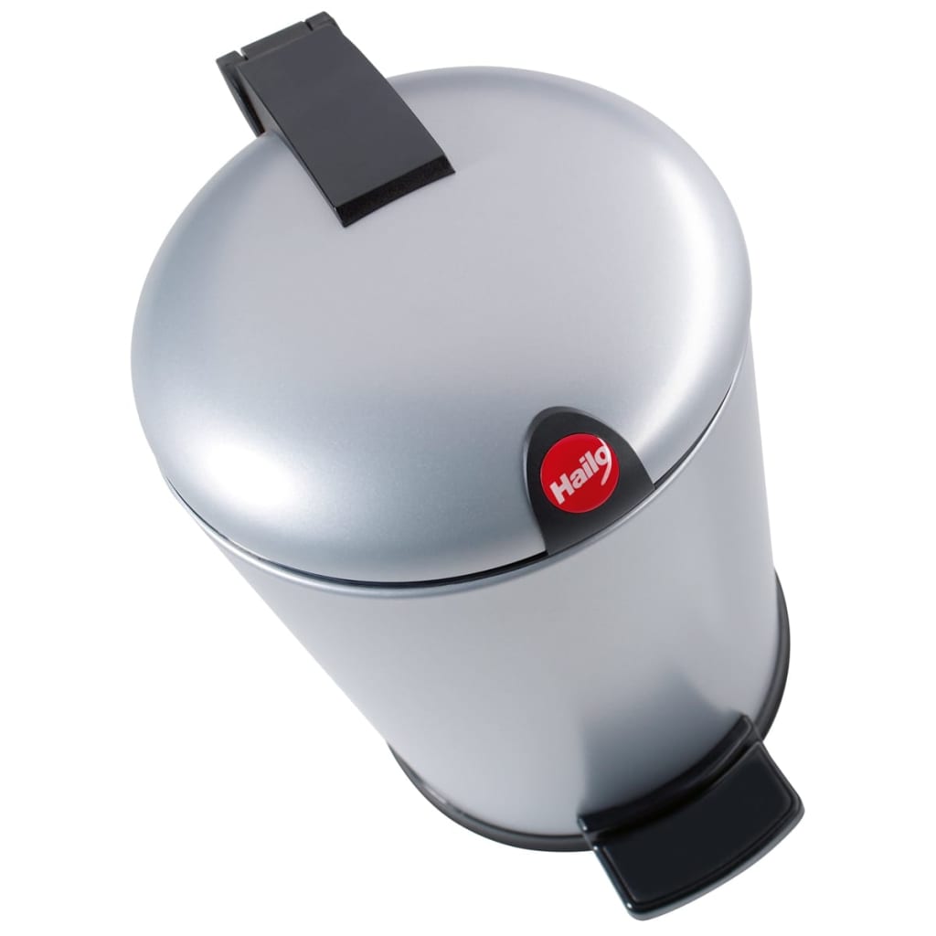 

Hailo Pedaalemmer Design maat S 4 L zilver 0704-860