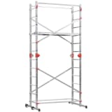 Hailo Rusztowanie i drabina 1-2-3 500 Combi, 324 cm, aluminium