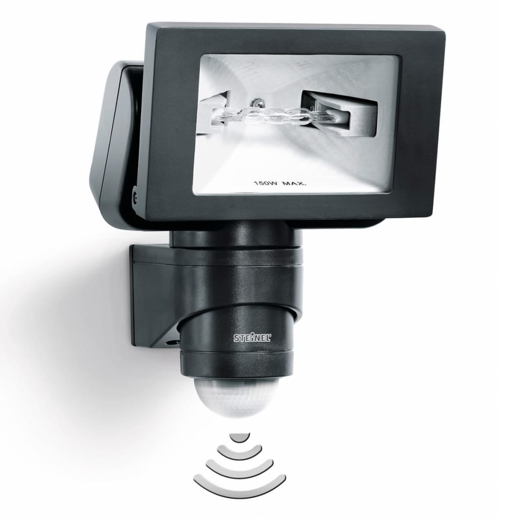 Steinel Reflector cu Senzor pentru exterior HS 150 DUO Negru imagine vidaxl.ro