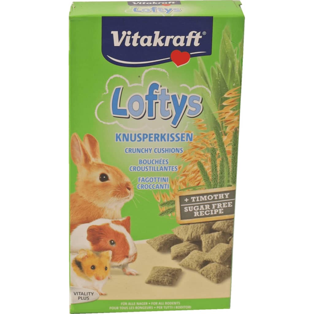 Afbeelding Vitakraft Loftys Knaagdier - Knaagdiersnack - 100 g door Vidaxl.nl