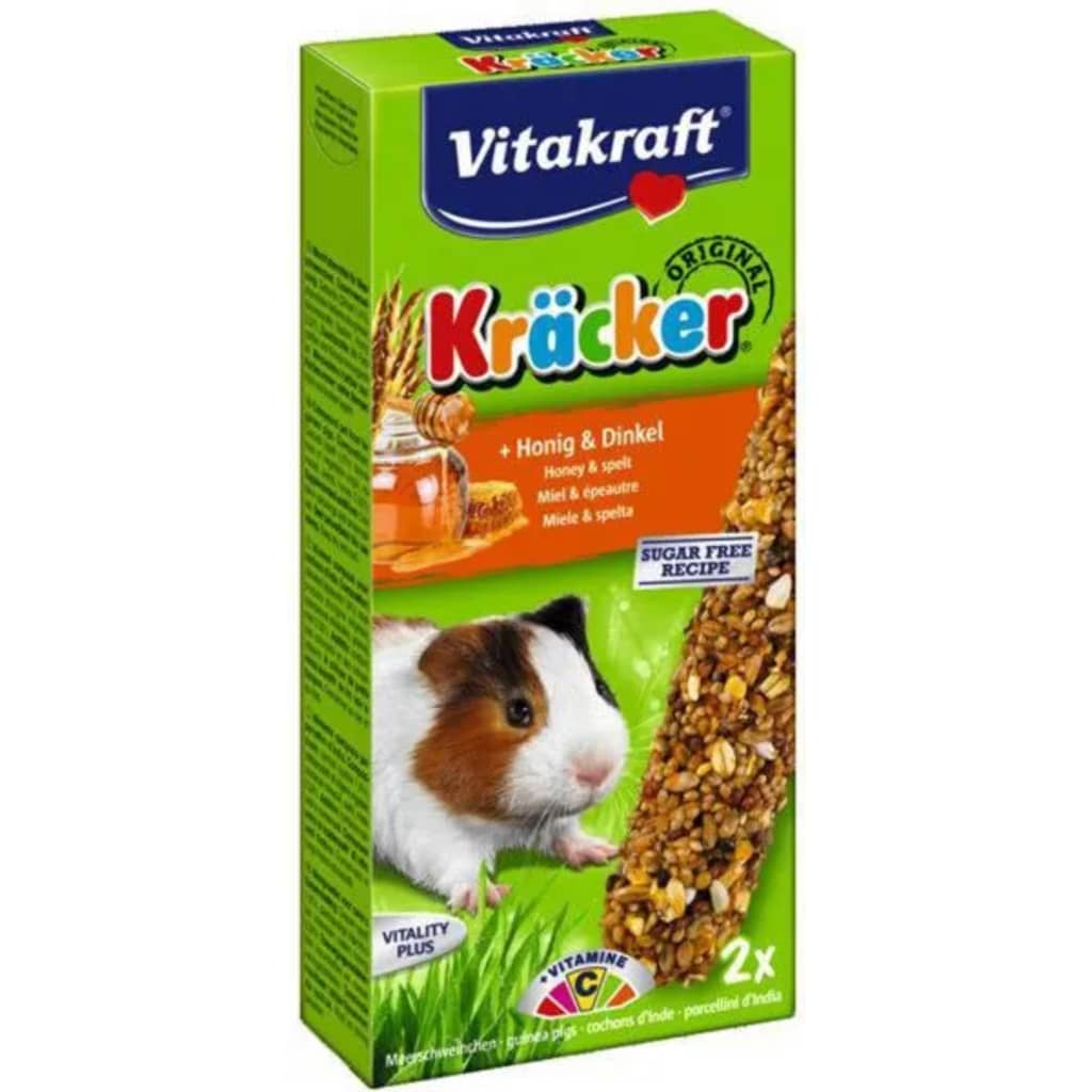 Afbeelding Vitakraft Cavia Kracker - Knaagdiersnack - Honing door Vidaxl.nl