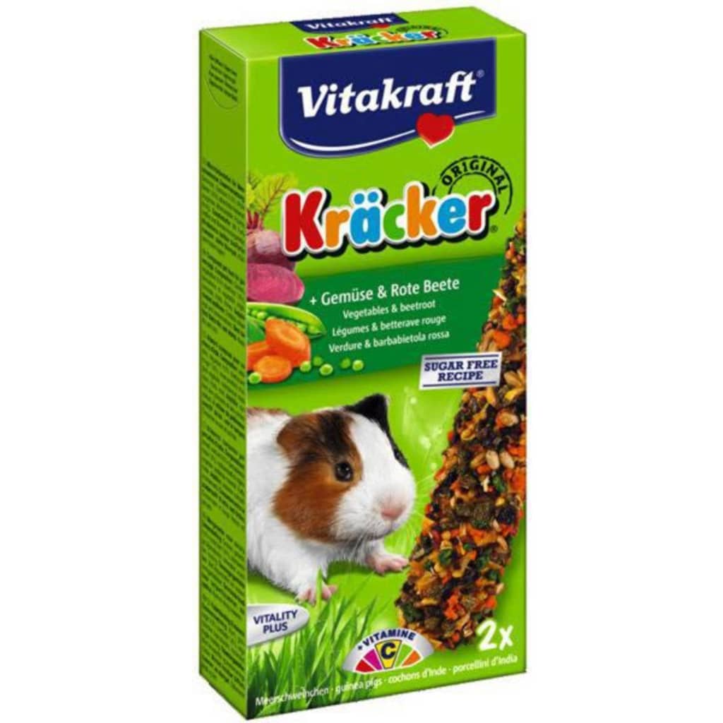 Afbeelding Vitakraft Cavia Kracker - Knaagdiersnack - Groenten door Vidaxl.nl