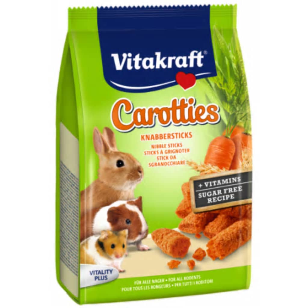 Afbeelding Vitakraft Carotties Knaagdier - Konijnensnack - Wortel 50 g door Vidaxl.nl