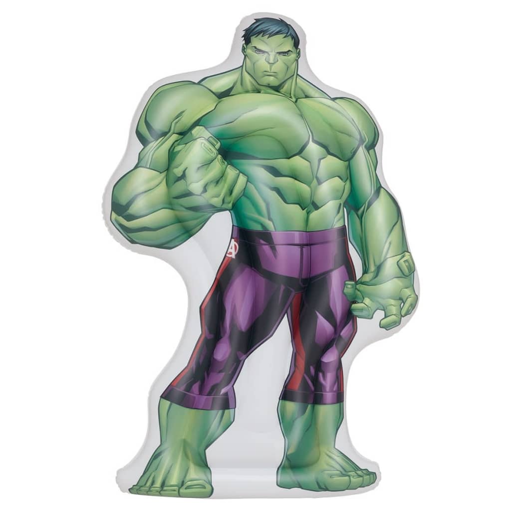 Happy People luchtbed Marvel Hulk 170 x 105 cm groen