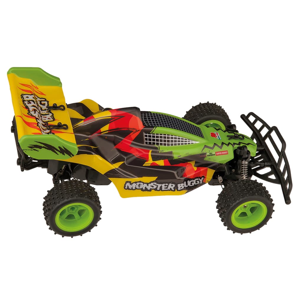 Happy People RC Monster Buggy 20 cm groen/geel Happy People RC Monster Buggy 20 cm groen/geel