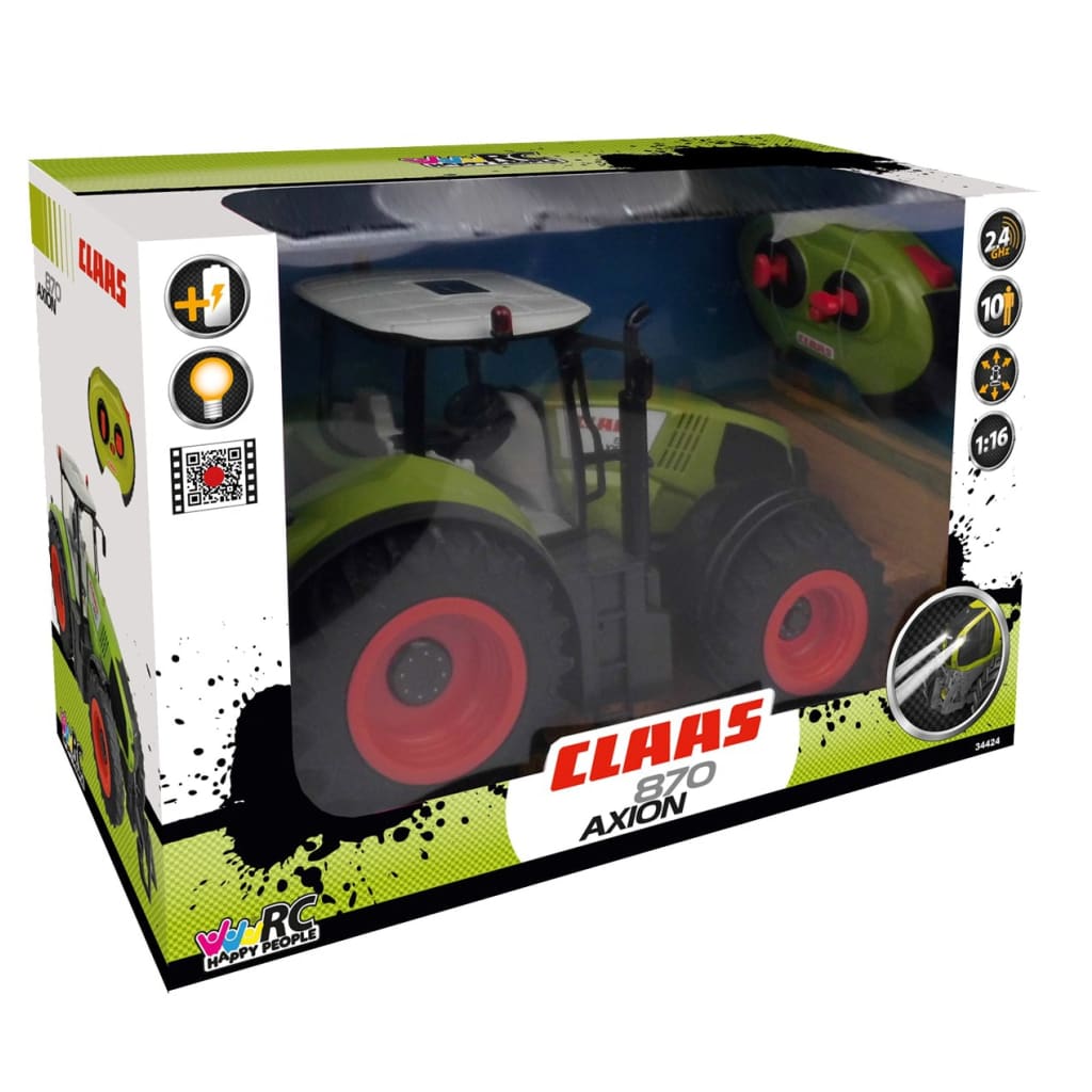 Happy People Tractor radiografisch bestuurbaar Claas Axion 870 1 16