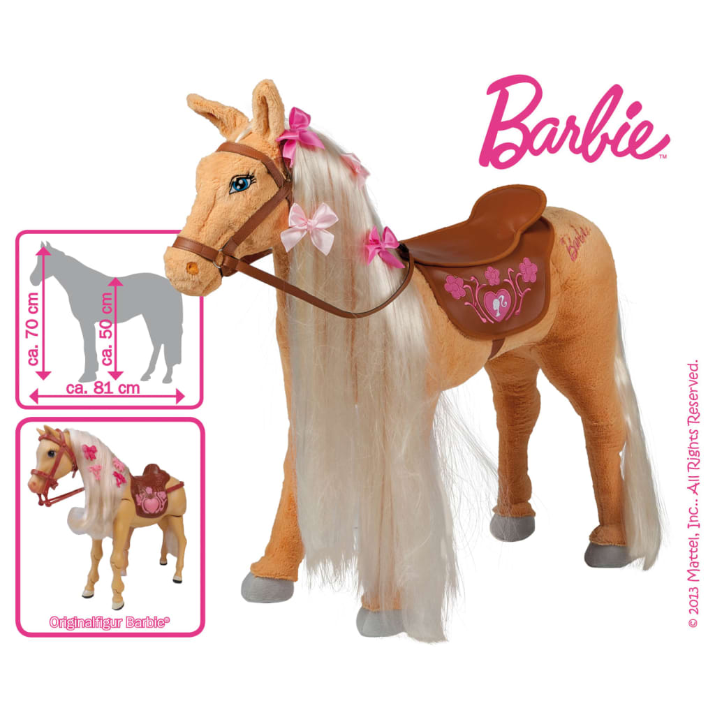 

Barbie Speelpaard Tawny 81 cm met geluid beige en bruin