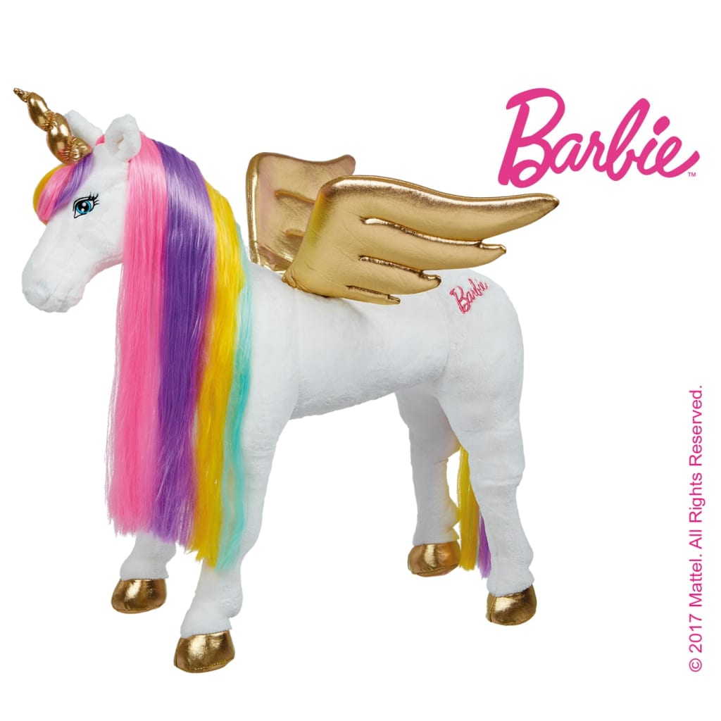 

Barbie Eenhoorn regenboog met geluid 81 cm