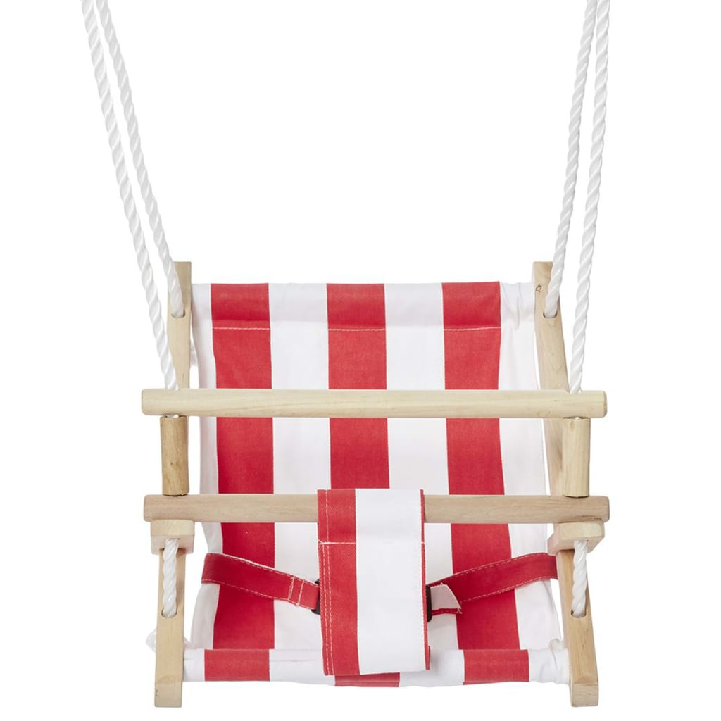 Happy People babyschommelzitje Bambini 45 cm rood/wit