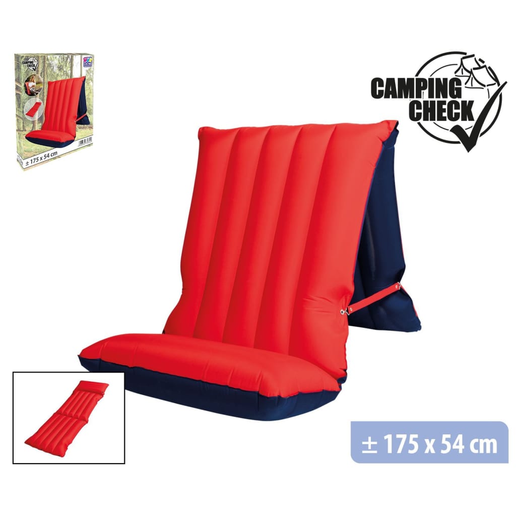 Matelas Gonflable 175x54 Cm Rouge Et Bleu WEHNCKE 15 width=274