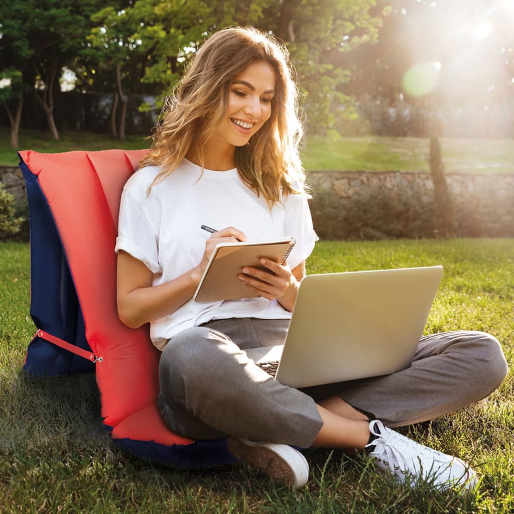 Matelas Gonflable 175x54 Cm Rouge Et Bleu WEHNCKE 17 width=274