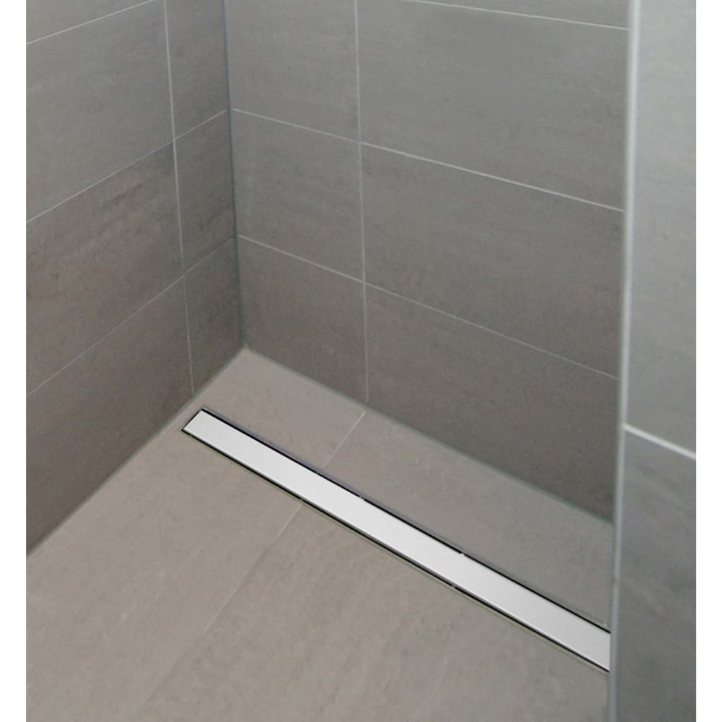 Scurgere pardoseală de duș, capac din oțel inoxidabil, 95,5 cm