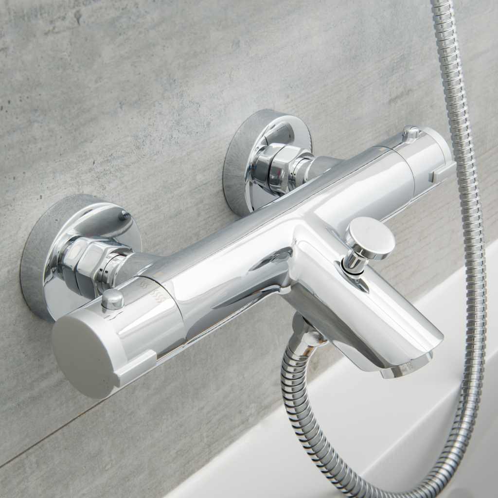 Thermostatic Bath Shower Mixer Tap LONDON SCHÜTTE 13 width=274
