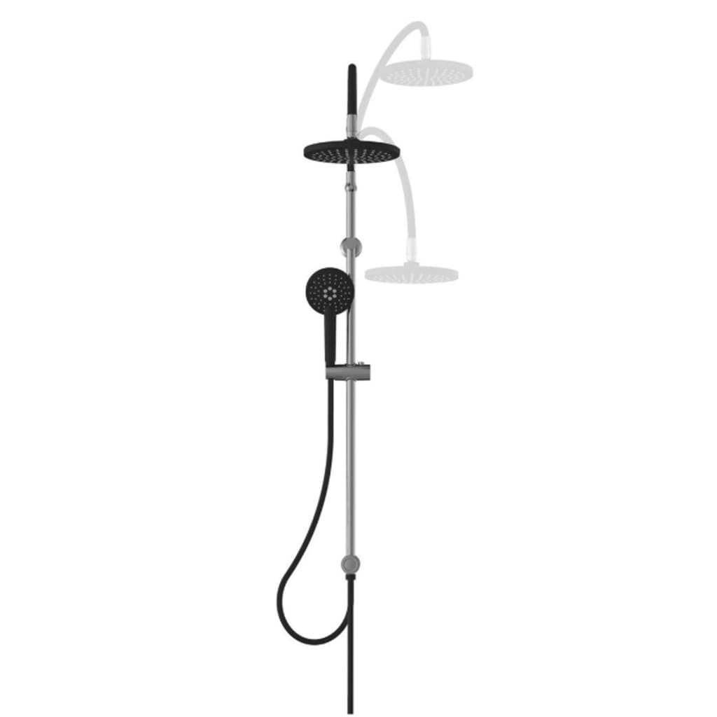 Overhead Shower Set MATAO RAIN Chrome-Matt Black SCHÜTTE 13 width=274