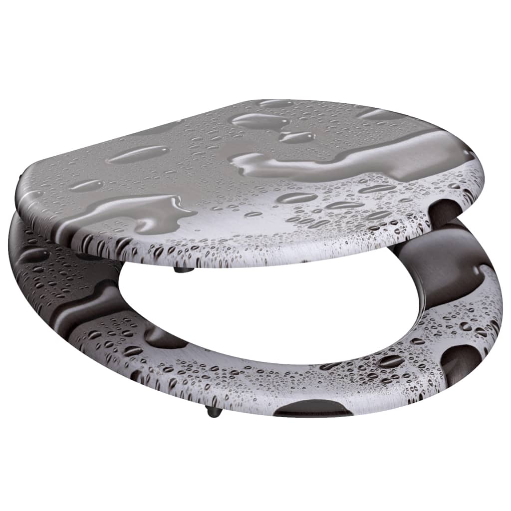 SCHÜTTE Toiletbril GREY STEEL MDF afbeelding