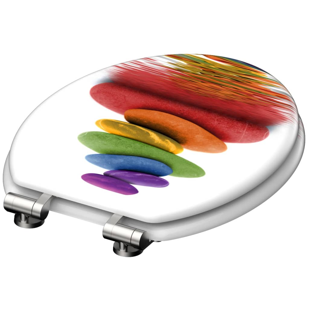 

SCHÜTTE Toiletbril met soft-close COLORFUL STONES
