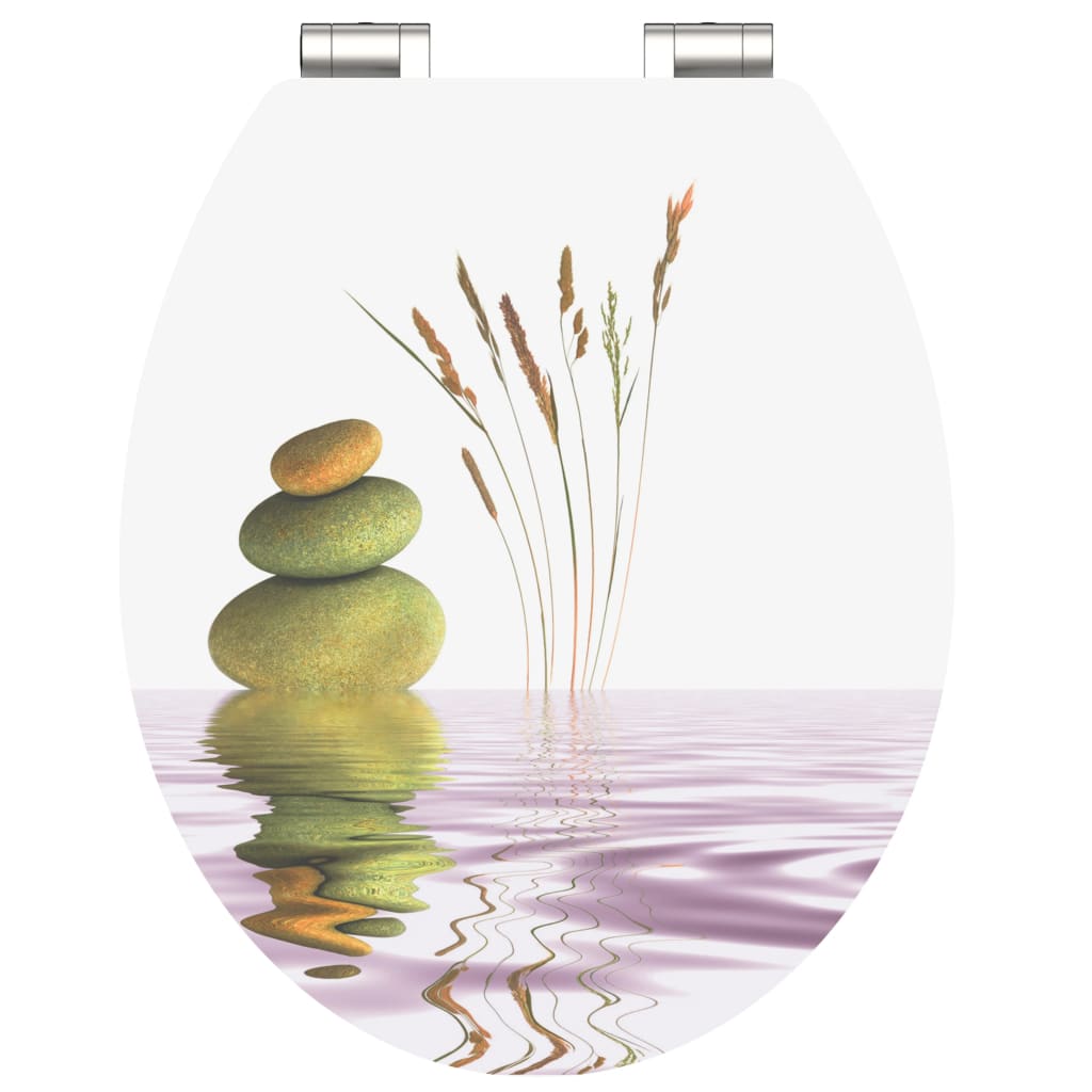 SCHÜTTE Siège de toilette avec fermeture en douceur BALANCE MDF