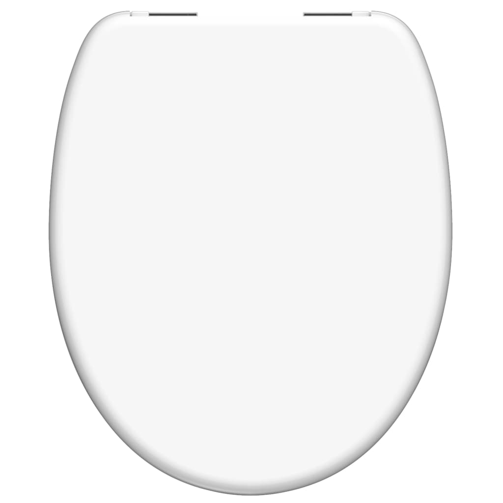  SCHÜTTE Scaun de toaletă Duroplast cu închidere silențioasă „WHITE”