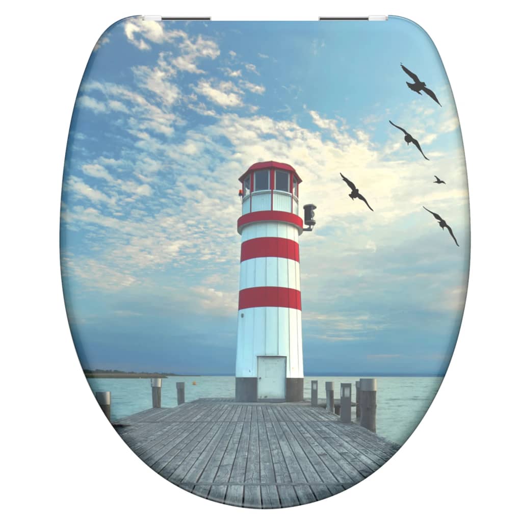 SCHÜTTE Toiletbril met soft-close LIGHTHOUSE afbeelding