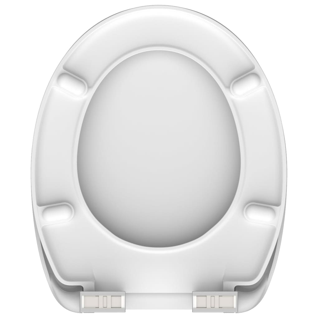 Scaun de toaletă cu închidere silențioasă „INDUSTRIAL GREY”