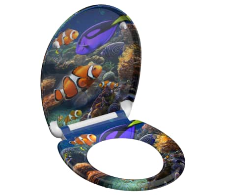 SCHÜTTE Κάθισμα Λεκάνης SEA LIFE με Soft-Close & Σχέδιο από Duroplast
