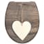 SCHÜTTE WOOD HEART duroplast WC-ülőke lágyan záródó gyorskioldással termék 2. képe