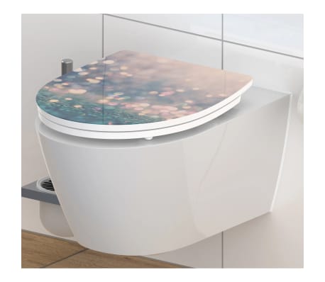 SCHÜTTE Κάθισμα Λεκάνης MAGIC LIGHT Γυαλιστ. + Soft-Close Duroplast