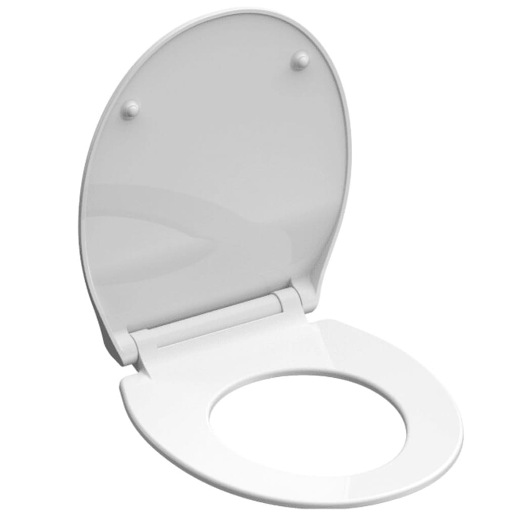 SCHÜTTE WC-istuin SLIM WHITE Duroplast