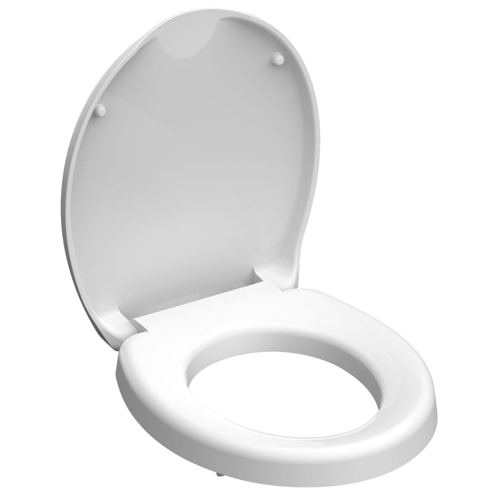 

SCHÜTTE Toiletbril met verhoging VITAL duroplast wit