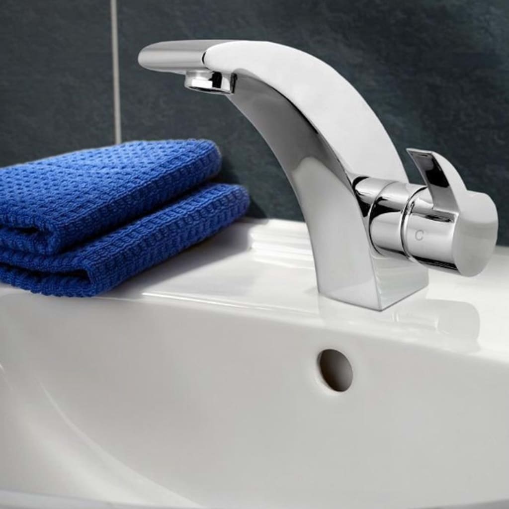 Comprar Grifo lavabo encastrado alto pica cromado monomando giratorio online