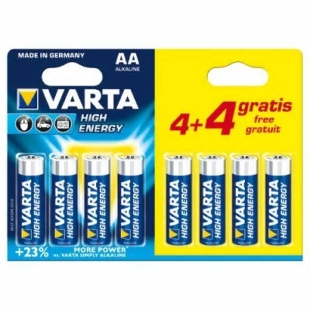 Warentuin Mix Batterij Varta AA 8 stuks