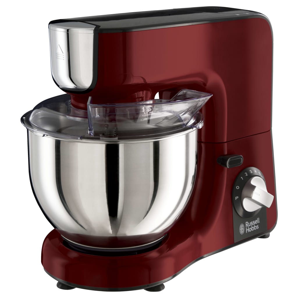 Afbeelding Russell Hobbs 23480-56 1000W Staande mixer Zwart, Rood mixer Zwart door Vidaxl.nl