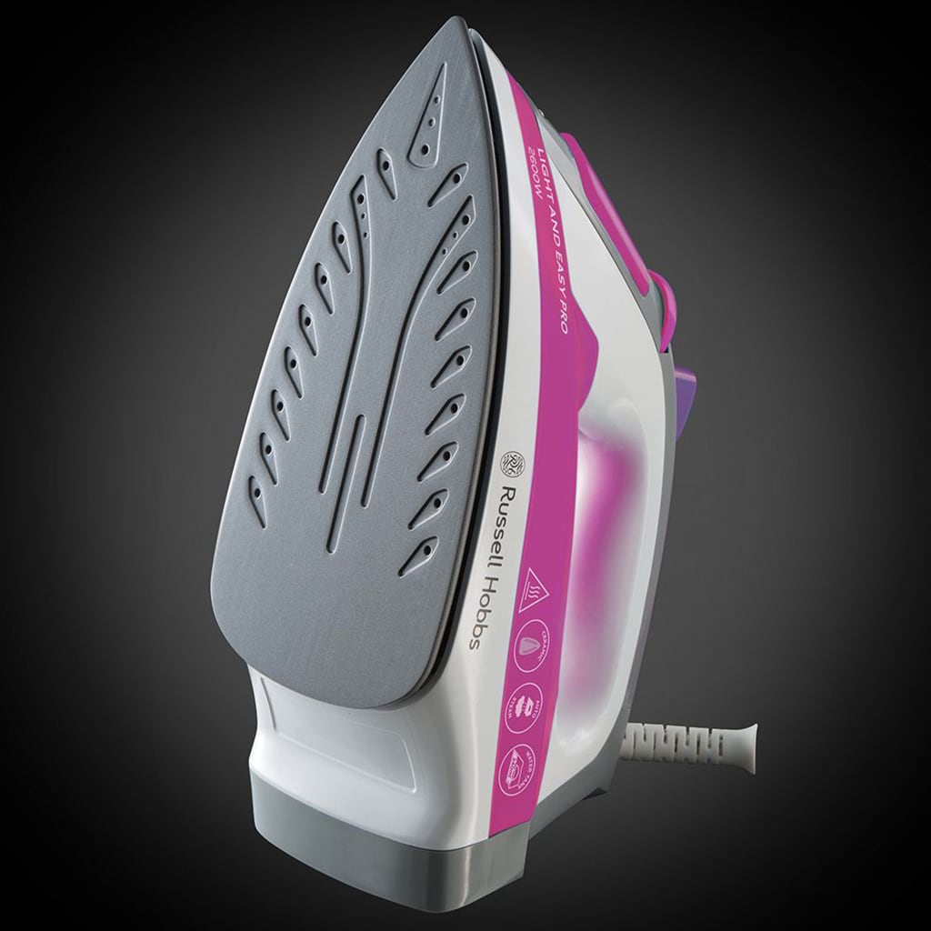 

Russell Hobbs Stoomstrijkijzer Light and Easy Pro 2600 W roze