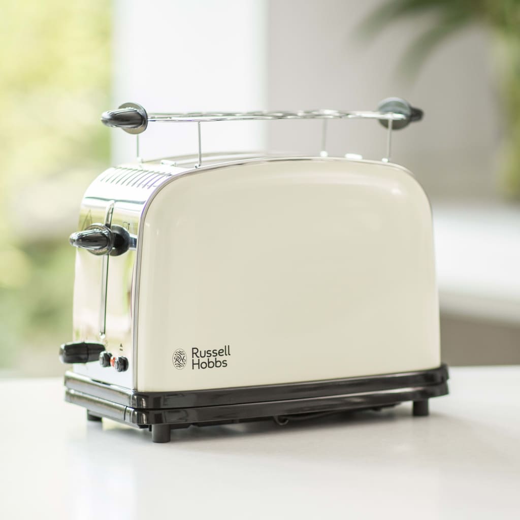 Afbeelding Russell Hobbs 23334-56 2snede(n) 1100W Crème broodrooster Cream colour door Vidaxl.nl