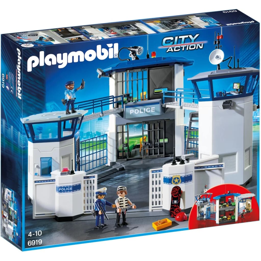 Afbeelding Playmobil City Action: Politiebureau met gevangenis (6919) door Vidaxl.nl