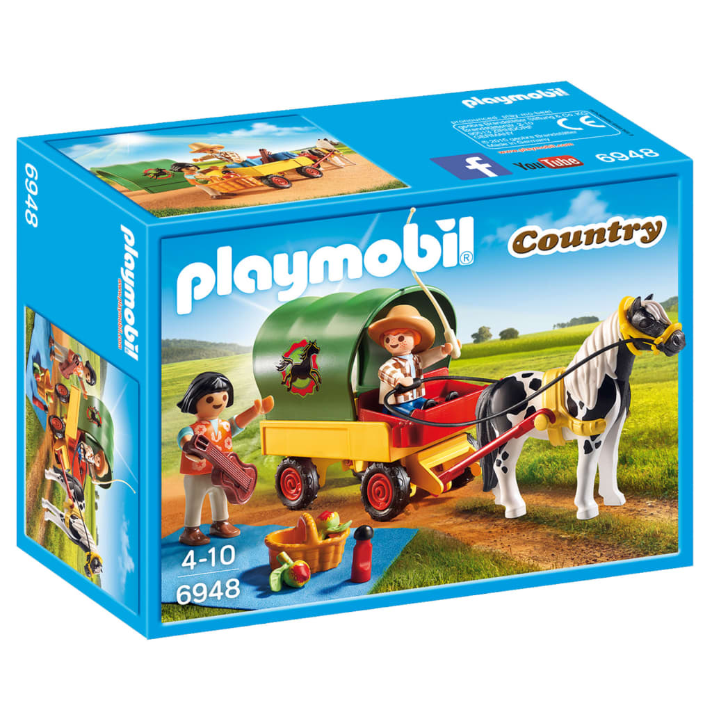 Afbeelding Playmobil Country: Picknick met ponywagen (6948) door Vidaxl.nl