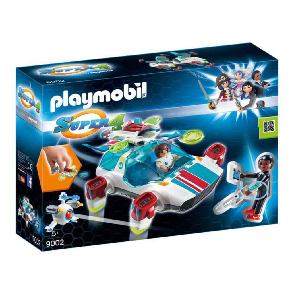 Playmobil 9002 Super 4 Fulgurix Met Gene