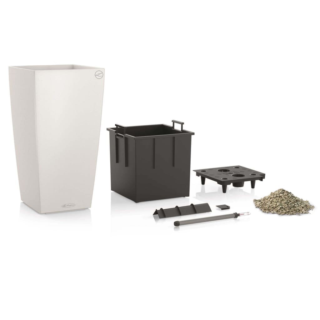 

LECHUZA Plantenbak Cubico Color 30 ALL-IN-ONE wit 13130
