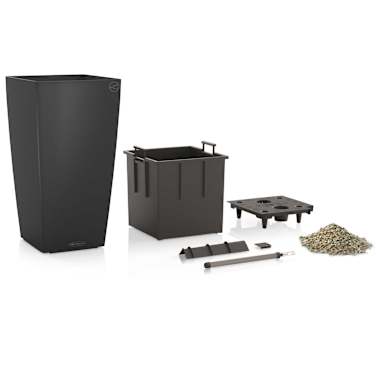 Lechuza CUBE 30-Bianco Lucido Set Completo quantità SCONTO PORTA VASO FIORI VASO