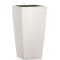LECHUZA Vaso Cubico Color 40 ALL-IN-ONE branco 13150