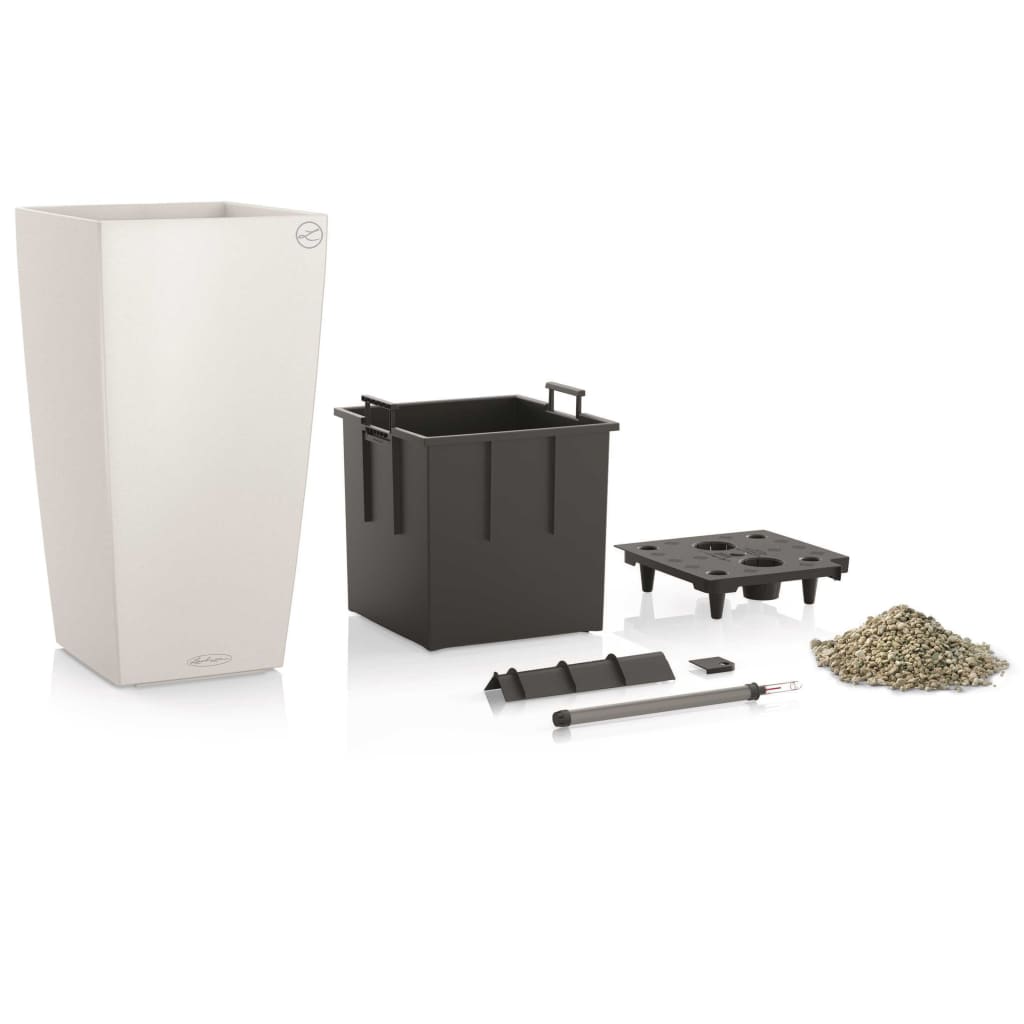 

LECHUZA Plantenbak Cubico Color 40 ALL-IN-ONE wit 13150