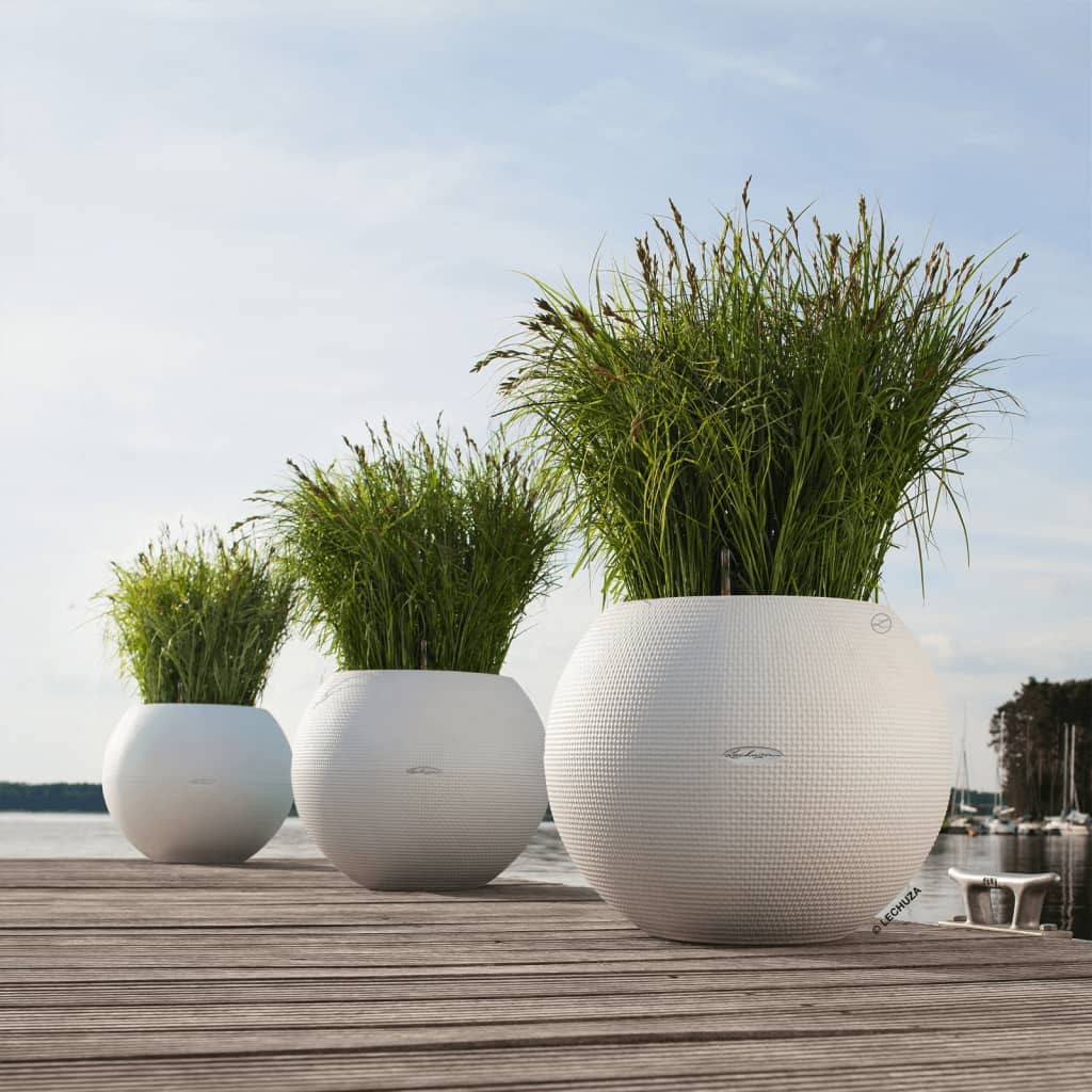 Planter PURO Color 50 ALL-IN-ONE Diameter 49 Cm White LECHUZA 14 width=274