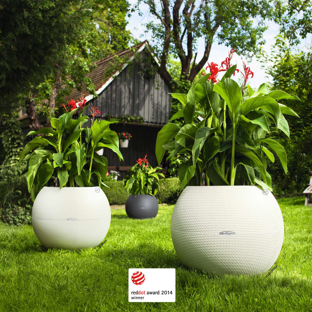 Planter PURO Color 50 ALL-IN-ONE Diameter 49 Cm White LECHUZA 17 width=274