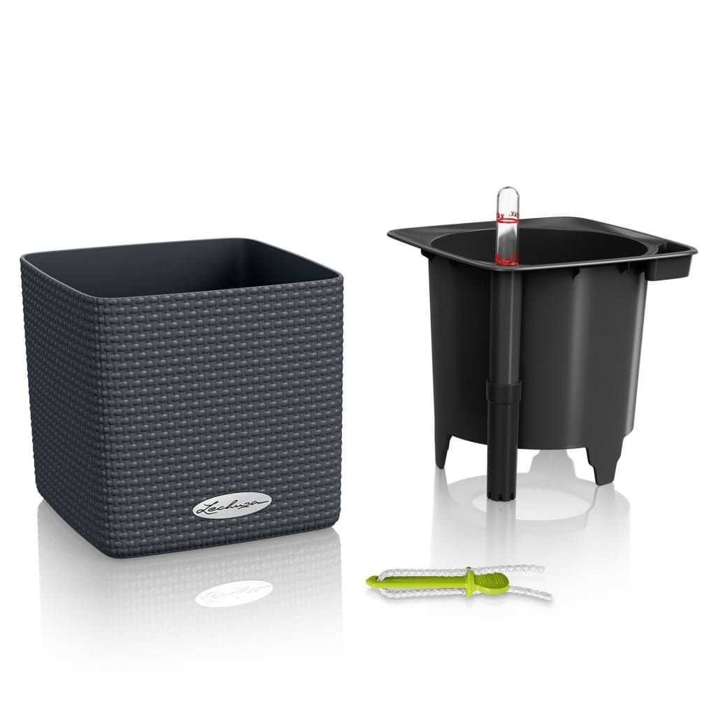 

LECHUZA Plantenbak CUBE Color 16 ALL-IN-ONE antraciet