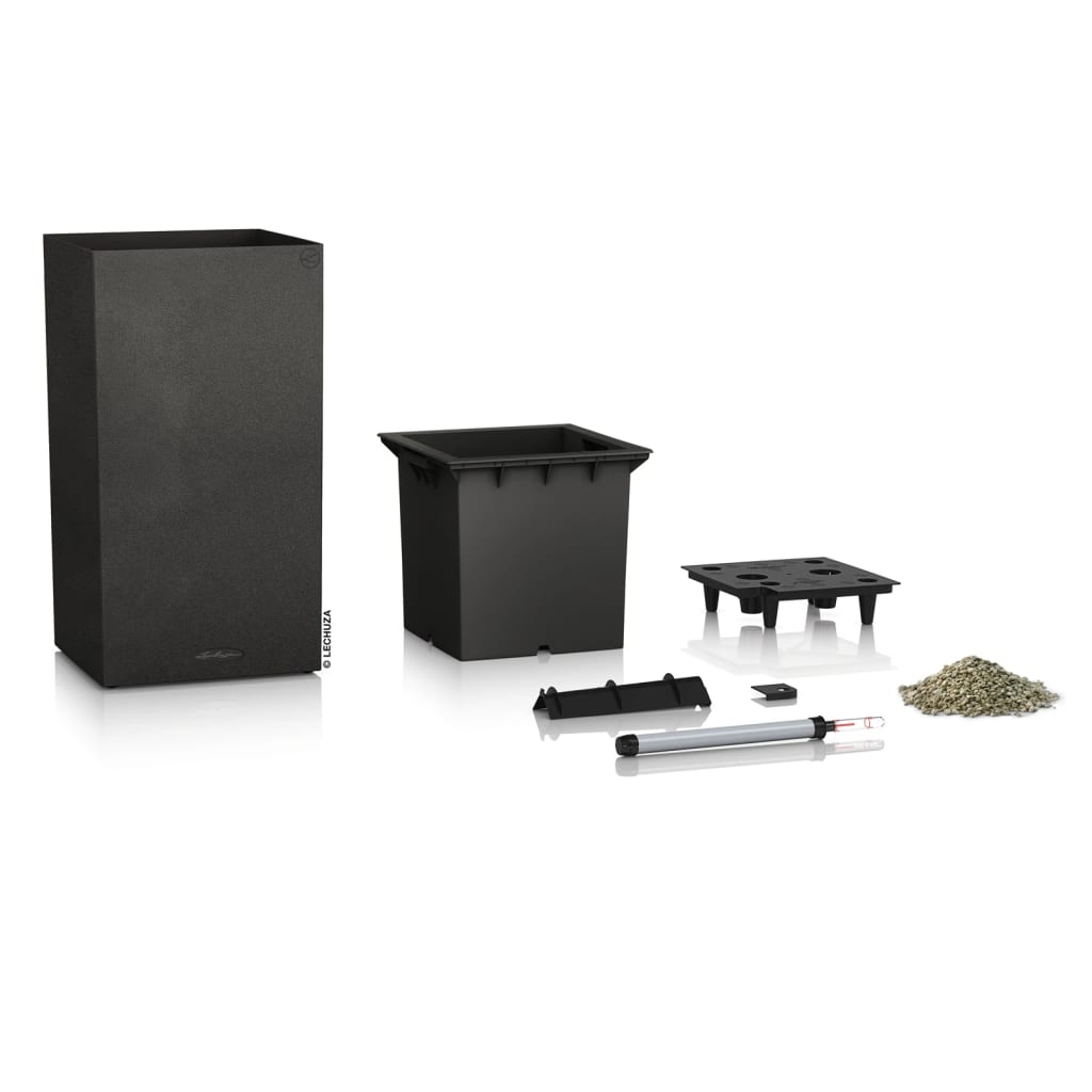 

LECHUZA Plantenbak CANTA Stone 40 High ALL-IN-ONE grafietzwart