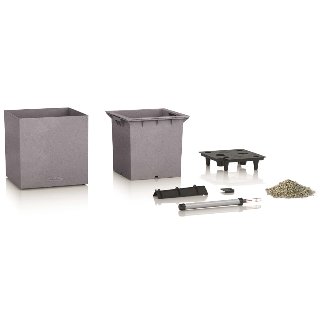 

LECHUZA Plantenbak Canto Color Square 40 ALL-IN-ONE grijs 13720