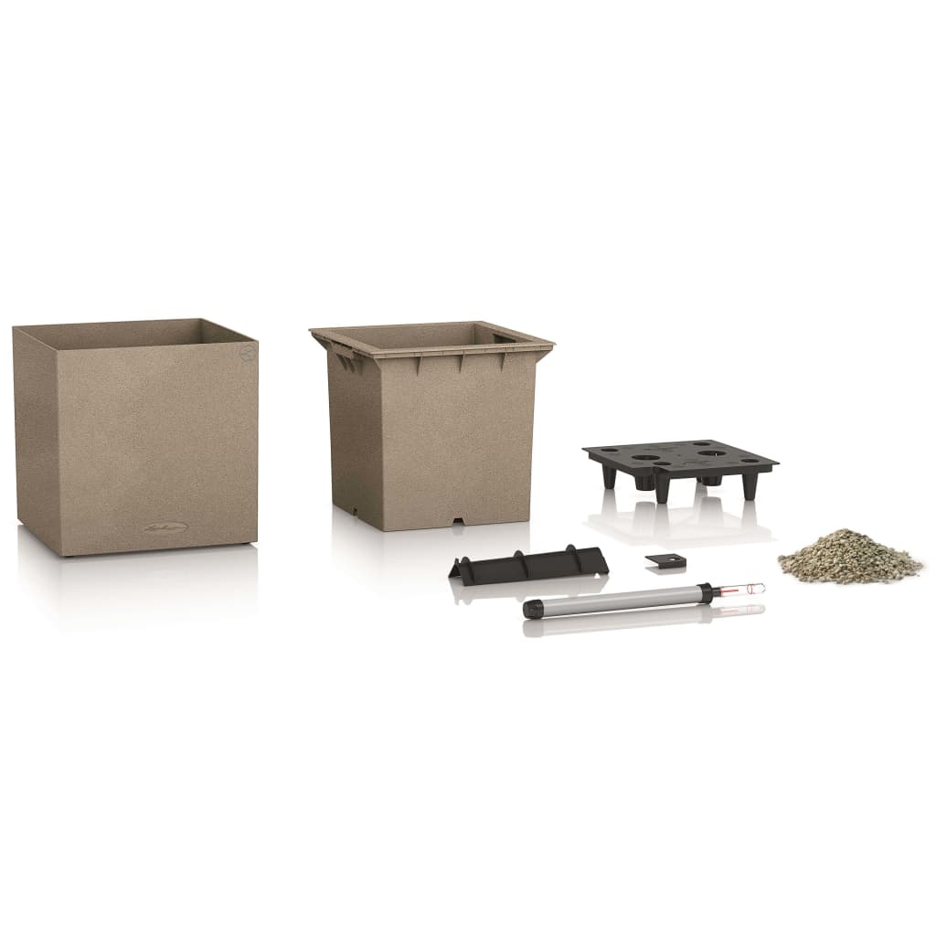

LECHUZA Plantenbak Canto Color Square 40 ALL-IN-ONE beige 13721